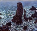 Les pyramides de Port Coton BelleIleenMer Claude Monet